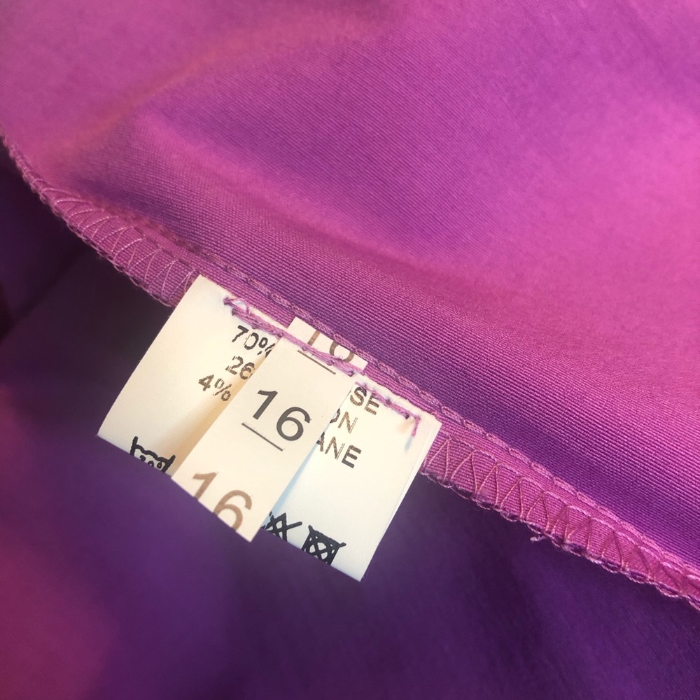 Dolly And Dotty Fishtail Vintage Style Dress Women’s Fuchsia Pink New - Picture 10 of 10